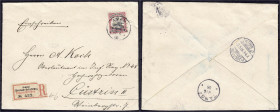 Briefmarken/Briefe/Postkarten der Kolonien und Nebengebiete
Deutsch-Ostafrika
30 Heller Freimarke 1905/1919, sauber entwertet mit dem Stempel ,,AMAN...