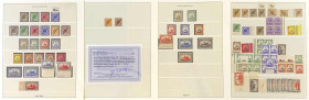 Briefmarken/Briefe/Postkarten der Kolonien und Nebengebiete
Deutsch-Südwestafrika
1897-1906 */**: Fast komplette Sammlung auf Vordruckblättern in un...