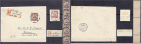 Briefmarken/Briefe/Postkarten der Kolonien und Nebengebiete
Deutsch-Südwestafrika
AUS 25 5 07, voll und klar auf 30 Pf. Kaiseryacht, portgerechte EF...