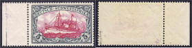Briefmarken/Briefe/Postkarten der Kolonien und Nebengebiete
Deutsch-Südwestafrika
5 M. Kaiseryacht 1901, postfrische Erhaltung, ohne Wasserzeichen, ...