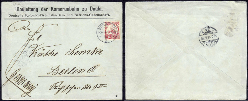 Briefmarken/Briefe/Postkarten der Kolonien und Nebengebiete
Kamerun
10 Pf. Kai...
