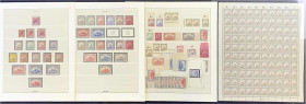 Briefmarken/Briefe/Postkarten der Kolonien und Nebengebiete
Kiautschou
1900-1919 */**: In den Hauptnummern komplette Sammlung auf Vordruckblättern, ...