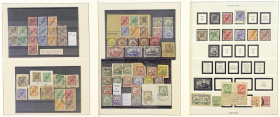 Briefmarken/Briefe/Postkarten der Kolonien und Nebengebiete
Marshall-Inseln
1897/1916 gest.: Nette Sammlung auf Vordruckblättern und einigen Steckka...