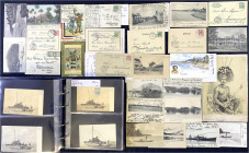 Briefmarken/Briefe/Postkarten der Kolonien und Nebengebiete
Samoa
340 Postkarten, gesichtet wurden Lithos, ,,APIA" Entwertungen, Vignetten, Mataafa,...