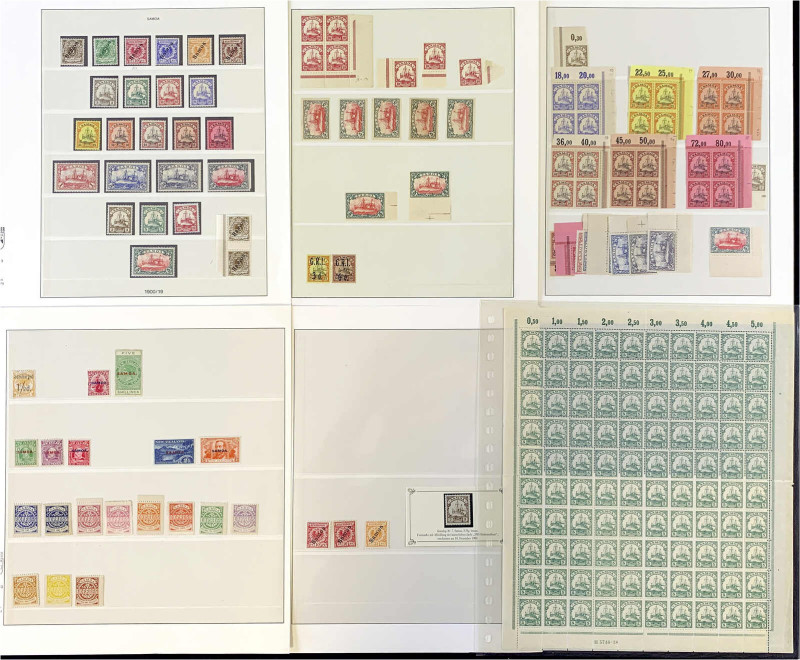 Briefmarken/Briefe/Postkarten der Kolonien und Nebengebiete
Samoa
Samoa 1900-1...
