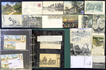 Briefmarken/Briefe/Postkarten der Kolonien und Nebengebiete
Togo
Schöner Posten im Ringbinder mit 138 Postkarten, Privatganzsachen, dabei auch Ansic...