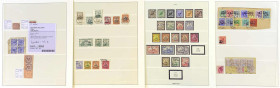 Briefmarken/Briefe/Postkarten der Kolonien und Nebengebiete
Togo
1889/1914 gest.: Kleine Sammlung mit einigen Vorläufer-Ausgaben wie Nr. V 37, V 47 ...