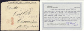Briefmarken/Briefe/Postkarten der Kolonien und Nebengebiete
Deutsche Besetzungsausgaben 1914/1918
Kriegsgefangenenpost Japan 1914/1918, Interessante...