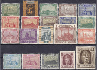 Briefmarken/Briefe/Postkarten der Kolonien und Nebengebiete
Deutsche Abstimmungsgebiete
Saargebiet
Jahrgang 1922, 1923 und 1925, drei komplette Jah...