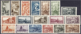 Briefmarken/Briefe/Postkarten der Kolonien und Nebengebiete
Deutsche Abstimmungsgebiete
Saargebiet
Jahrgang 1926, kompletter Jahrgang in postfrisch...