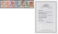 Briefmarken/Briefe/Postkarten der Kolonien und Nebengebiete
Deutsche Abstimmungsgebiete
Saargebiet
40 C. - 10 Fr. Volkshilfe (Gemälde III) 1931, ko...