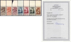 Briefmarken/Briefe/Postkarten der Kolonien und Nebengebiete
Deutsche Abstimmungsgebiete
Saargebiet
Volkshilfe (Gemälde IV) 1931, kompletter Oberran...
