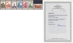 Briefmarken/Briefe/Postkarten der Kolonien und Nebengebiete
Deutsche Abstimmungsgebiete
Saargebiet
Volkshilfe Burgen und Kirchen 1932, kompletter S...