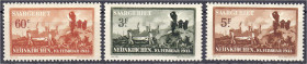 Briefmarken/Briefe/Postkarten der Kolonien und Nebengebiete
Deutsche Abstimmungsgebiete
Saargebiet
Explosionsunglück 1933, kompletter Satz in postf...