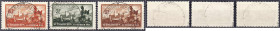 Briefmarken/Briefe/Postkarten der Kolonien und Nebengebiete
Deutsche Abstimmungsgebiete
Saargebiet
60 C. - 5 Fr. Explosionsunglück 1933, kompletter...