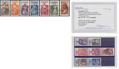 Briefmarken/Briefe/Postkarten der Kolonien und Nebengebiete
Deutsche Abstimmungsgebiete
Saargebiet
40 C. - 5 Fr. Volkshilfe 1934, kompletter Satz i...