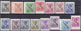 Briefmarken/Briefe/Postkarten der Kolonien und Nebengebiete
Deutsche Besetzungsausgaben 1939/1945
Serbien
0.25 D - 30 D Freimarken 1941, kompletter...