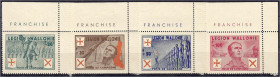 Briefmarken/Briefe/Postkarten der Kolonien und Nebengebiete
Spenden/Vignetten/Private Ausgaben 1939/1945
20 Fr. - 100 Fr. Für unsere Soldaten an der...