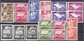 Briefmarken/Briefe/Postkarten der Kolonien und Nebengebiete
Spenden/Vignetten/Private Ausgaben 1939/1945
Nationales Indien 1943, komplette Zusammens...