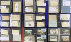 Briefmarken/Briefe/Postkarten der Kolonien und Nebengebiete
Lots und Sammlungen
Großartiger Posten in 10 Alben, enthalten sind über 1300 Postkarten/...