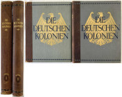 Varia-Kolonien und Nebengebiete
-1
Bücher: SCHWABE/LEUTWEIN. Die deutschen Kolonien. Nationalausgabe in 2 Bänden. Berlin o.J.(1920). Großfolianten, ...