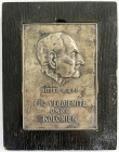 Varia-Kolonien und Nebengebiete
-1
Rechteckige versilb. Bronzeplakette o.J. von Ruckteschel. Ritter v. Epp. Für Verdienste um die Kolonien. 84 x 120...