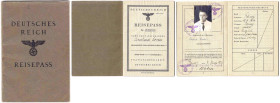 Varia-Kolonien und Nebengebiete
China
Reisepass des Deutschen Reiches, ausgestellt am 7. Juni 1937 vonr der deutschen Botschaft in Peping für Bernha...