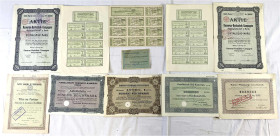 Varia-Kolonien und Nebengebiete
Deutsch-Kamerun
7 histor. Wertpapiere der Gesellschaften Süd-Kamerun (2x), Kamerun-Eisenbahn, Nordwest-Kamerun, Kame...