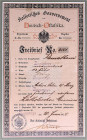 Varia-Kolonien und Nebengebiete
Deutsch-Ostafrika
Freibrief Bagamoyo, 20. Juni 1905 vom Kaiserl. Gouvernement von Deutsch-Ostafrika. Name des Freige...