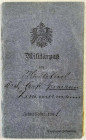 Varia-Kolonien und Nebengebiete
Deutsch-Südwestafrika
Militärpass 1901 des Ersatzrekruten Hermann Zimmermann aus Staßfurt, mit Einträgen des Bezirks...