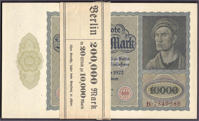 Banknoten
Die deutschen Banknoten ab 1871 nach Rosenberg
Deutsches Reich, 1871...