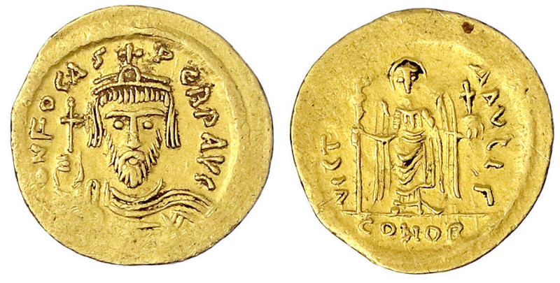 Byzantinische Goldmünzen
Kaiserreich
Focas, 602-610
Solidus 602/610, Constant...