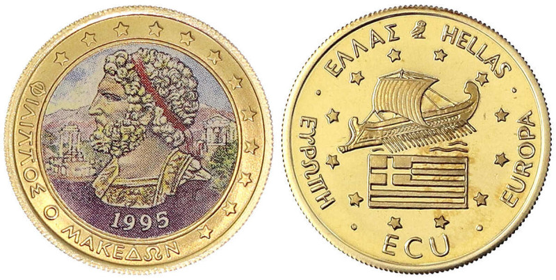 Ausländische Goldmünzen und -medaillen
Griechenland
Republik, 1973 bis heute
...