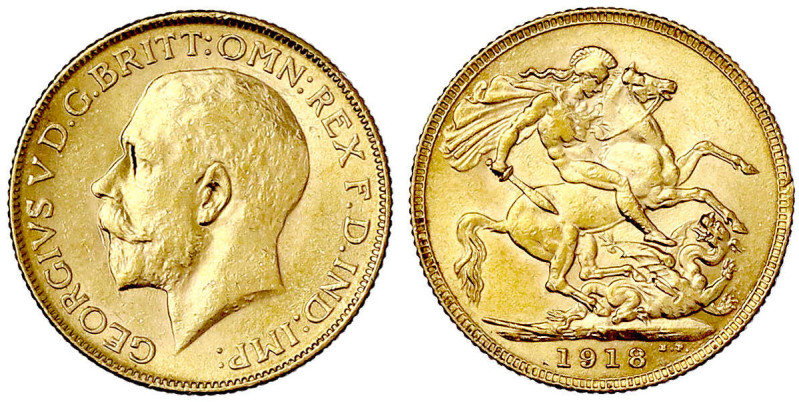 Ausländische Goldmünzen und -medaillen
Indien-Britisch
Georg V., 1910-1936
So...