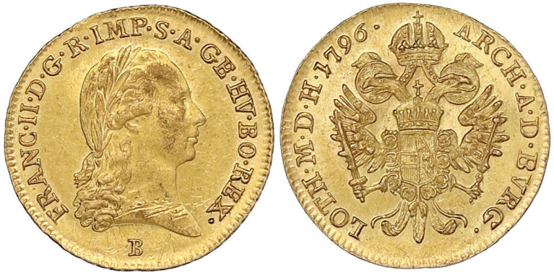Gold der Habsburger Erblande und Österreichs
Haus Habsburg
Franz II. (ab 1806 ...
