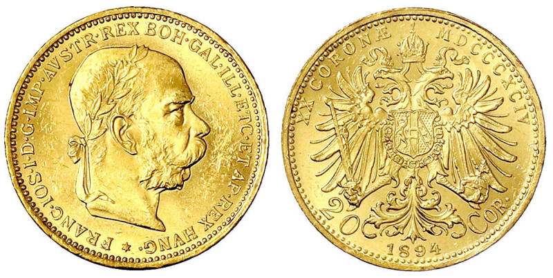 Gold der Habsburger Erblande und Österreichs
Haus Habsburg
Franz Joseph I., 18...