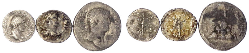 Provinzialrömische Münzen
Kappadokien
Caesarea
Hadrian, 117-138
3 Silbermünz...