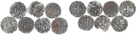Ausländische Münzen und Medaillen
Frankreich-Valenciennes
Amedee de Roussillon oder Jean II. de Geneve, 1275-1281/1283-1297
7 X Denier 1275/1297. +...