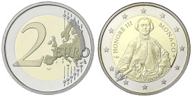 Ausländische Münzen und Medaillen
Monaco
Albert II., seit 2005
2 Euro Gedenkmünze 2020. 300. Geburtstag von Fürst Honoré III. Im Originaletui mit Z...