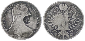 Ausländische Münzen und Medaillen
Mosambik
Portugiesisch, bis 1975
Maria-Theresien-Taler 1780 SF mit Gegenstempel nach dem Dekret vom 5. Januar 188...