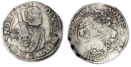 Ausländische Münzen und Medaillen
Niederlande-Westfriesland, Provinz
Behelmter Reichstaler 1598, mit Brb. Wilhelm des Schweigers. 28,15 g. sehr schö...