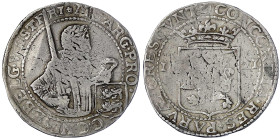 Ausländische Münzen und Medaillen
Niederlande-Westfriesland, Provinz
Reichstaler 1621. 28,57 g. sehr schön, kl. Schrötlingsfehler und übl. Prägeschw...