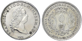 Altdeutsche Münzen und Medaillen
Augsburg-Stadt
Konventionstaler 1765, mit Titel Franz I. 27,84 g. Am Ende der Umschrift ein Röschen. gutes sehr sch...