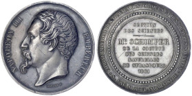 Altdeutsche Münzen und Medaillen
Baden-Mannheim, Stadt
Französische Silbermedaille 1861 von Domard. Kaiserliches Komitee für historische Arbeit und ...