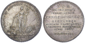 Altdeutsche Münzen und Medaillen
Brandenburg-Ansbach
Alexander, 1757-1791
Konventionstaler 1779 Schwabach, auf den Frieden von Teschen. 27,84 g. vo...