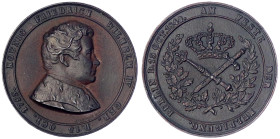 Altdeutsche Münzen und Medaillen
Brandenburg-Preußen
Friedrich Wilhelm IV., 1840-1861
Eisengussmedaille v. Cossmann 1840 auf seine Huldigung in Ber...