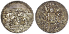 Altdeutsche Münzen und Medaillen
Brandenburg-Preußen
Wilhelm II., 1888-1918
Silbermedaille 1892 von Wilhelm Mayer. Verband kynologischer Vereine Be...