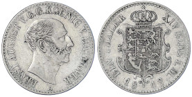 Altdeutsche Münzen und Medaillen
Braunschweig-Calenberg-Hannover
Ernst August, 1837-1851
Taler 1843 A. fast sehr schön. Jaeger 69. Thun 167. AKS 10...