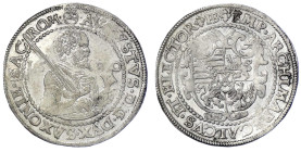 Altdeutsche Münzen und Medaillen
Sachsen-Albertinische Linie
August, 1553-1586
1/2 Reichstaler 1580 HB, Dresden. 14,55 g. fast vorzüglich. Kohl 35....