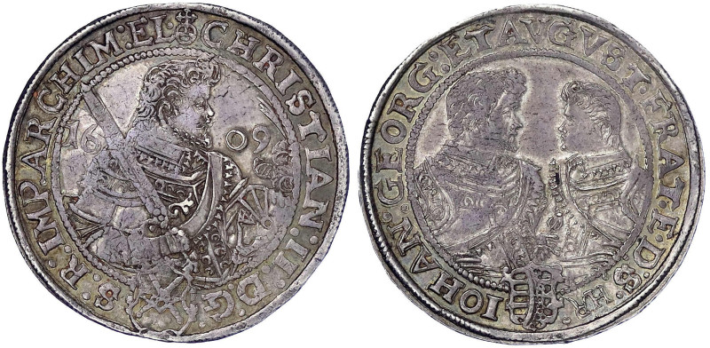 Altdeutsche Münzen und Medaillen
Sachsen-Albertinische Linie
Christian II., Jo...